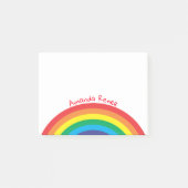 Regenboog Post-it® Notes (Voorkant)