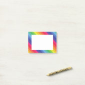 Regenboog Post-it® Notes (Op bureau)
