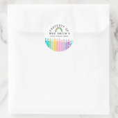 Regenboog potlood Eigendom van klas Sticker Regen (Tas)