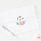 Regenboog potlood Eigendom van klas Sticker Regen (Envelop)