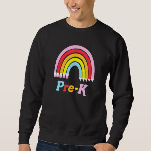 Regenboog Pre-K kleuterschool eerste schooldag ler Trui