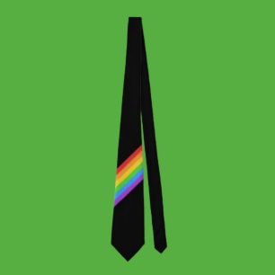 Regenboog Pride Diagonale Das: Krachtige Kleuren, Stropdas