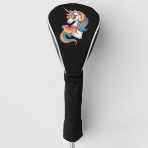 Regenboog Pride Eenhoorn Hart Regenboog Vlag LGBT Golfheadcover