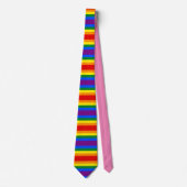 Regenboog Pride Gespeeld Stropdas (Voorkant)