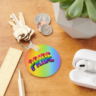 Regenboog PRIDE LGBTQIA+ Gemeenschap Sleutelhanger