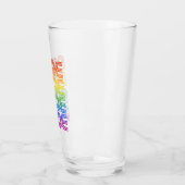 Regenboog Pride Retro Glas (Links)