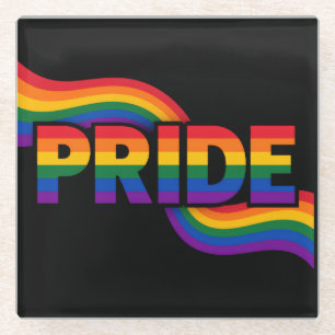 Regenboog Pride-viering Glazen Onderzetter