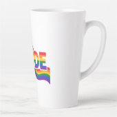 Regenboog Pride-viering Latte Mok (Rechts)
