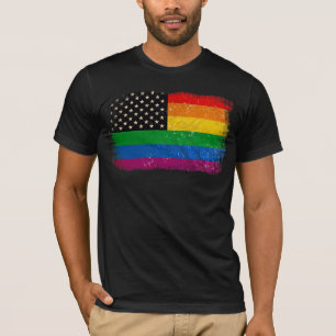 Regenboog Pride Vlag T-shirt