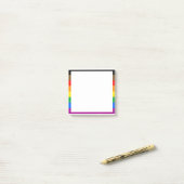 Regenboog Pride Vlag uit Philly Post-it® Notes (Op bureau)