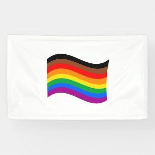Regenboog Pride Vlag van Philly Spandoek