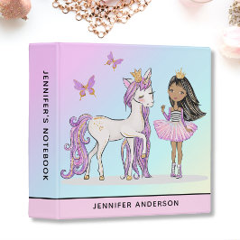 Regenboog Prinses Eenhoorn School 1 1/2" Multomap