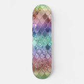 Regenboog Prinses Zeemeermin Schalen #3 Skateboard (Voorkant)