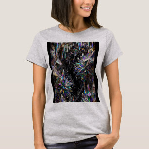 Regenboog Prismatische Stalactieten Luxe Hologr T-shirt