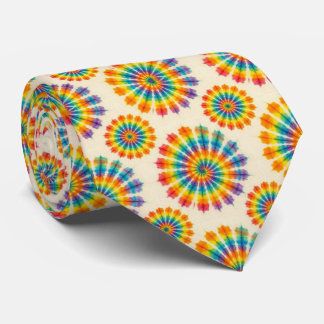 Regenboog Psychedelische Tie Dye Herenstropdas Stropdas