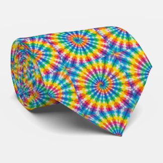 Regenboog Psychedelische Tie Dye Herenstropdas Stropdas