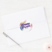 Regenboog Purim Label (Envelop)