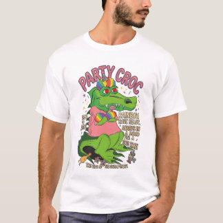 Regenboog Rave Moeras Feest T-shirt