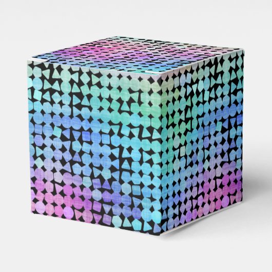 Regenboog regen: bedankdoosjes (Voorkant Zijde)