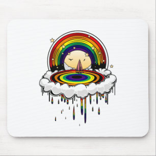 Regenboog Regen Muismat