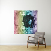 Regenboog Retro Disco Bal Glam #1 #retro #muur #ku Wandkleed (In Situ (horizontaal))