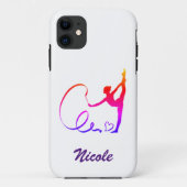Regenboog ritmische gymnastiek Case-Mate iPhone case (Achterkant)