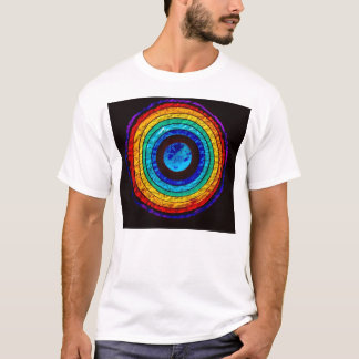 Regenboog rond de aarde t-shirt