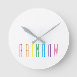 REGENBOOG Ronde Wandklok Ronde Klok