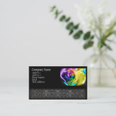 Regenboog Roos 11 Visitekaartje (Staand voorkant)