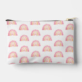 Regenboog, roze boho waterverf etui (Achterkant)