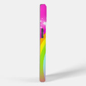 Regenboog roze meisjes aangepaste naam Case-Mate iPhone case (Achterkant / Rechts)