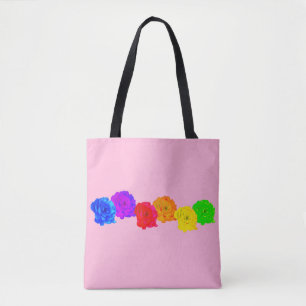 Regenboog Rozen Draagtas