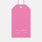 Regenboog Schietende Ster Verjaardag Dank u Feest Cadeaulabel (Achterkant)