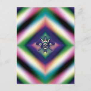 Regenboog sieraden briefkaart