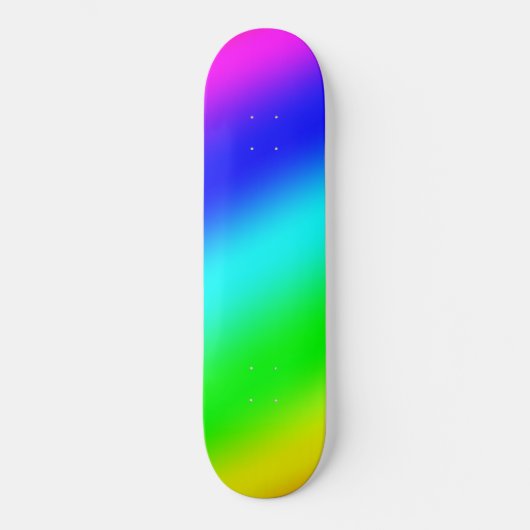 regenboog skateboard (Voorkant)