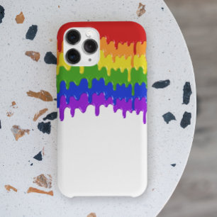 Regenboog Slijm Verf Druppels Kleurrijk iPhone 11 Pro Max Hoesje