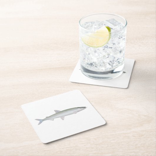 Regenboog Smelt Vierkante Kartonnen Onderzetter (Insitu)