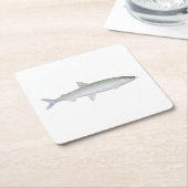 Regenboog Smelt Vierkante Kartonnen Onderzetter (Schuin)