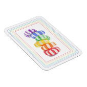 REGENBOOG SNOEP 3x4 Flexible Magnet Magneet (Rechterzijde)