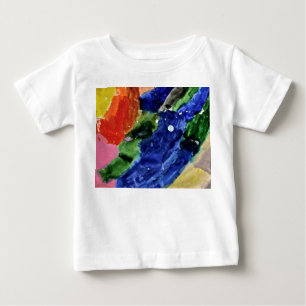 Regenboog Spat Kinderen Abstract Kunst T-shirt