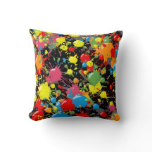 Regenboog Spatverf Druppels Patroon Ontwerp