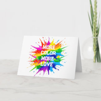 Regenboog Spetter Pride Maand Design Feestdagen Kaart