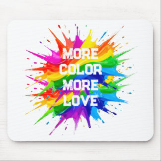 Regenboog Spetter Pride Maand Design Muismat