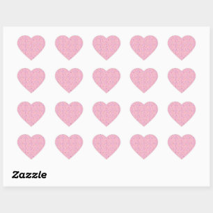 Regenboog Spikkels Kleurrijk Confetti Licht Roze Hart Sticker