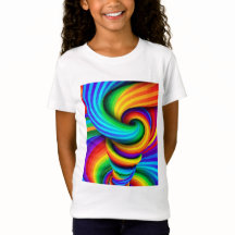 Regenboog Spiraal Werveling Abstract - Psychedelis