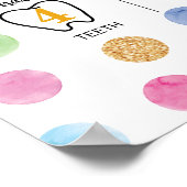 Regenboog Spot Verjaardag Milestone Poster (Hoek)