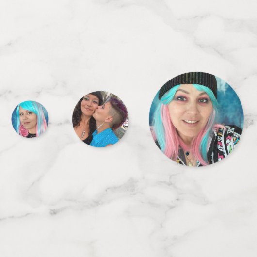 Regenboog Sprankels Eenhoorn Kleurrijke Glitter Fo Confetti (Achterkanten)