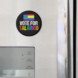 Regenboog Stem op Talarico 2026 Verkiezing Magneet