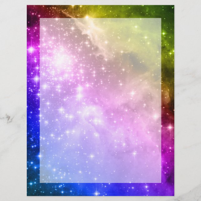 Regenboog sterren (Voorkant)