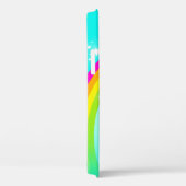 Regenboog sterren aqua sky heldere aangepaste naam Case-Mate iPhone case (Achterkant / Rechts)